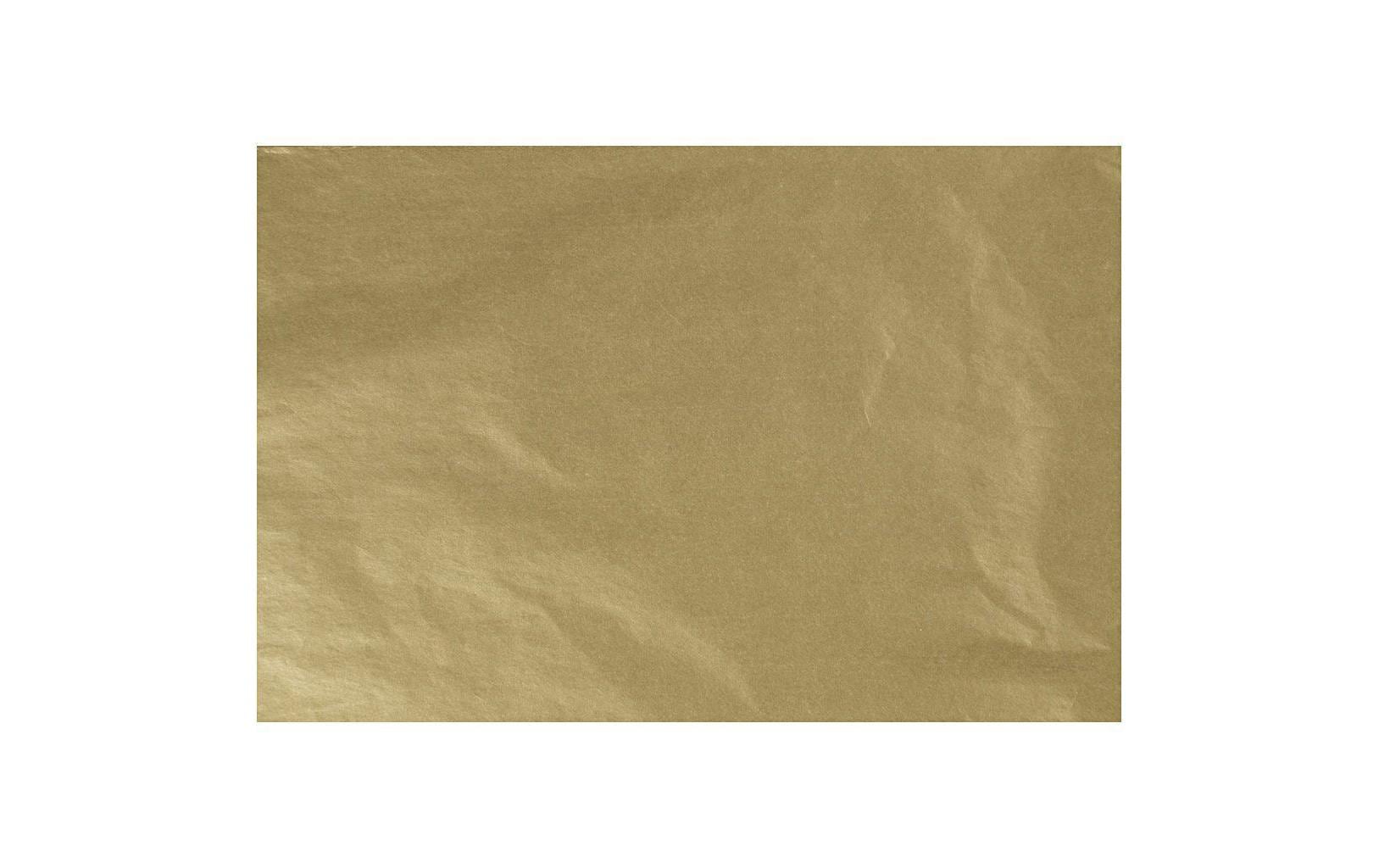 Creativ Company Seidenpapier Gold – 50 × 70 cm, 25 Bogen – 14 g/m²