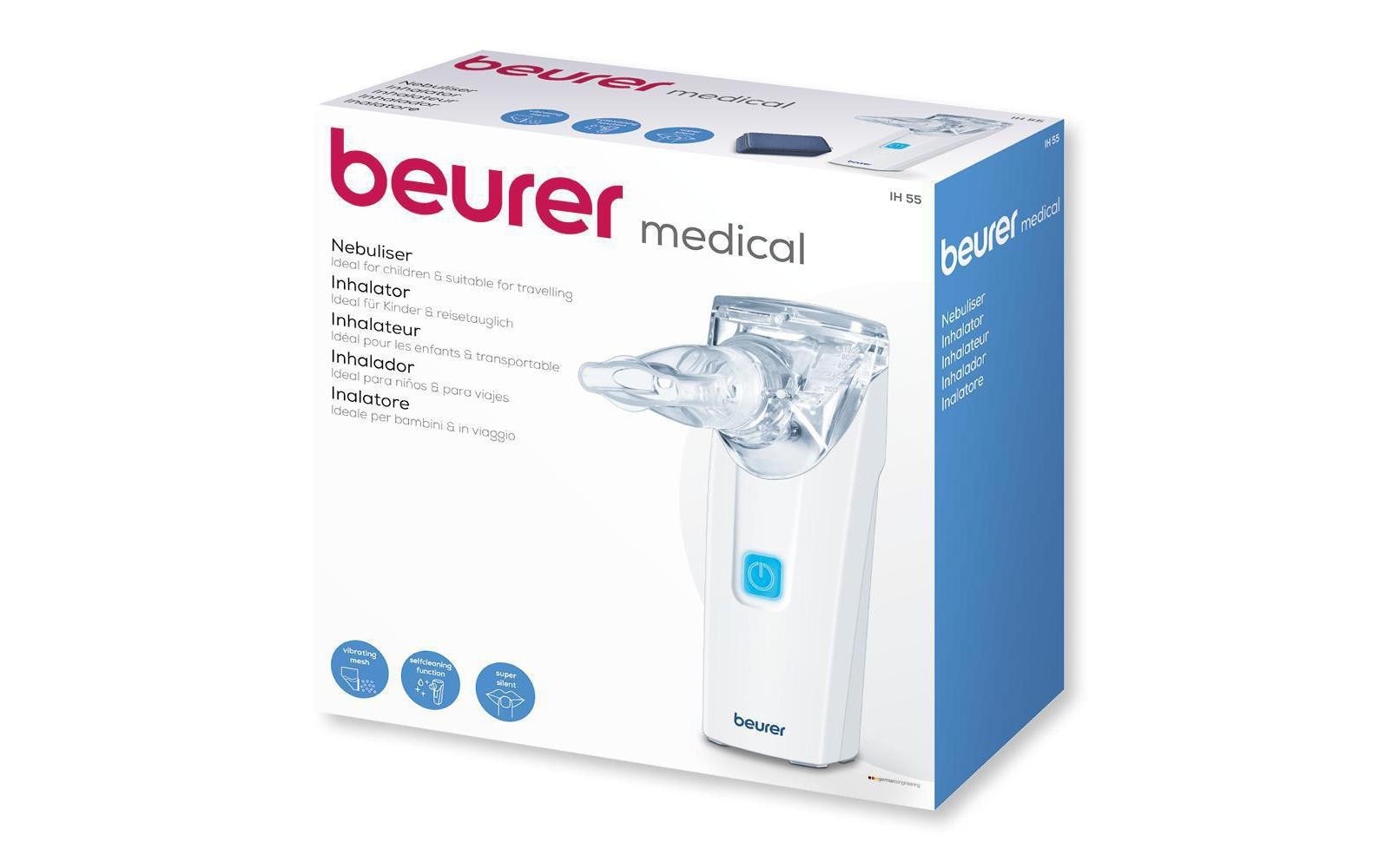 Beurer Inhalator IH55 – Verdunstungsleistung 15 ml/min, batteriebetrieben