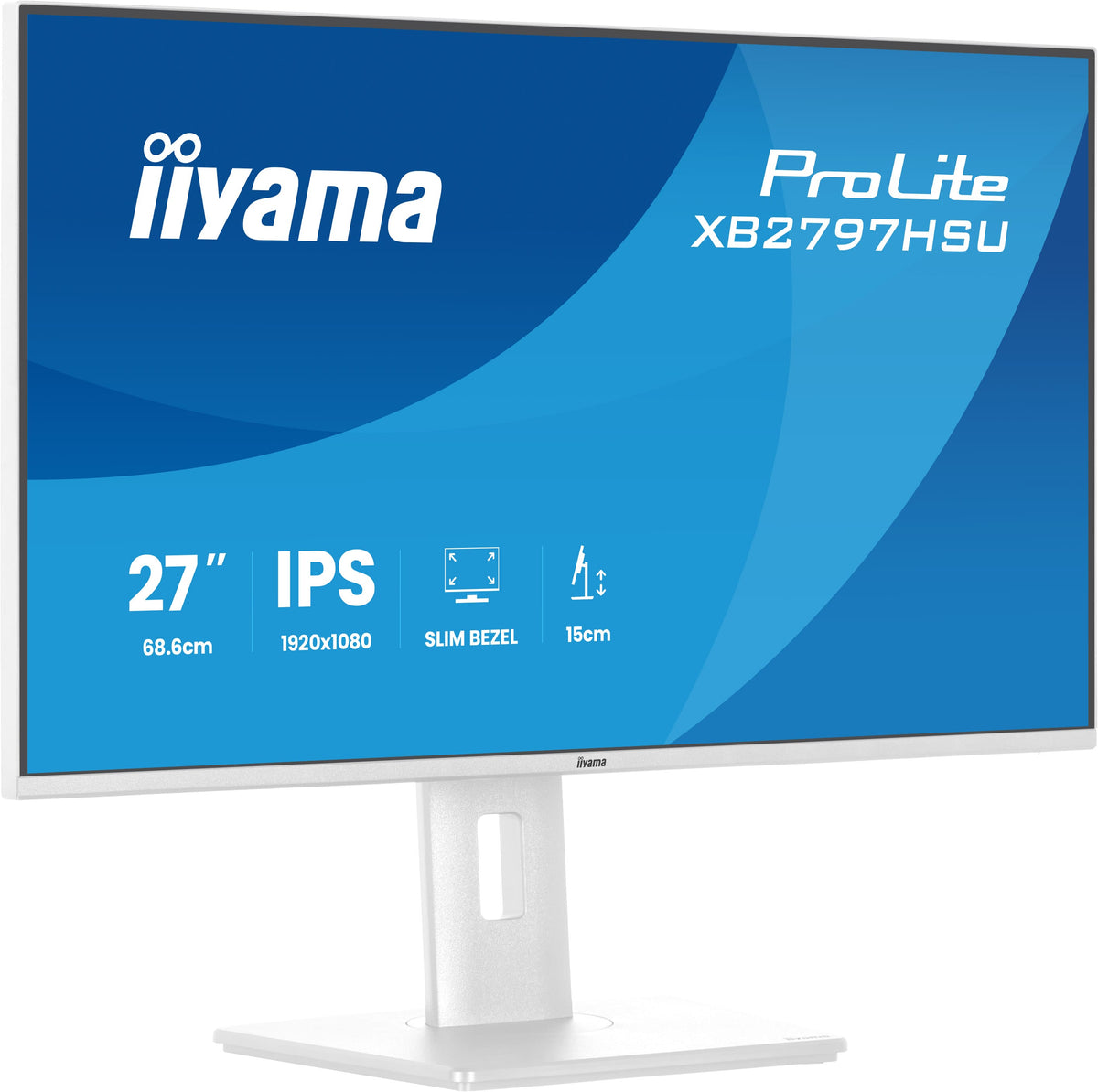 iiyama XB2797HSU-W1 – 27", 1920 × 1080 (Full HD), IPS, 120 Hz, USB-C 5 W