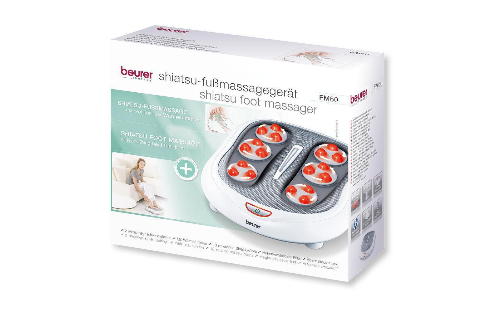 Beurer Fuss-Massagegerät – Shiatsu, Netzbetrieb