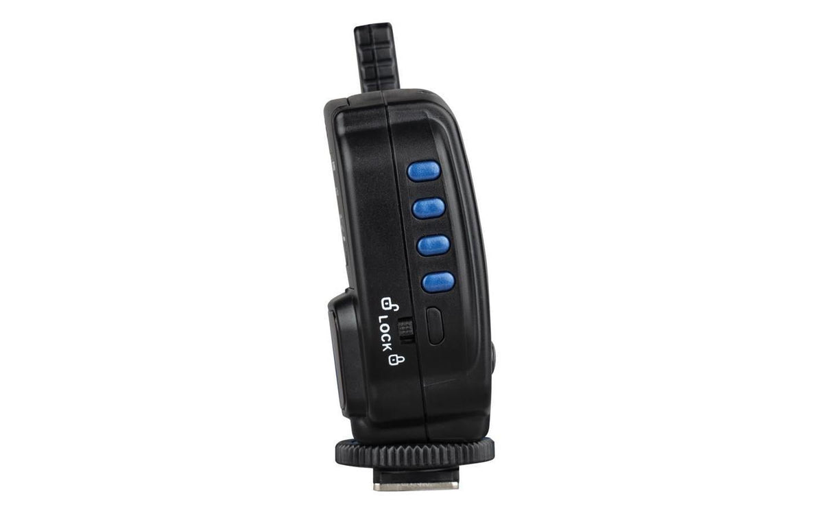 Dörr 371343 Blitzauslöser TTL – Funk 2,4 GHz, 15 Kanäle, 1/8000 s – für Nikon – Schwarz