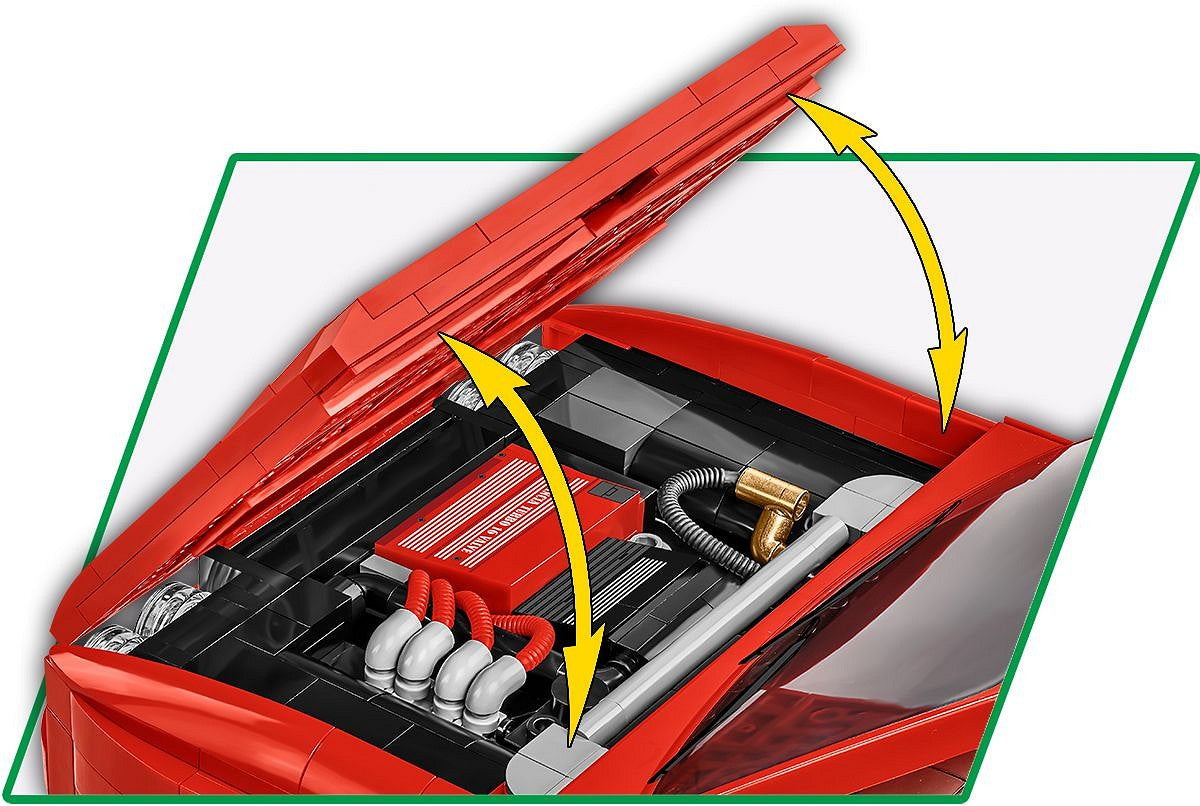 COBI Lancia Delta HF Integrale Bausteine – 33,3 × 11,5 × 45,7 cm – 2068-teilig – ab 10 J. – Kunststoff
