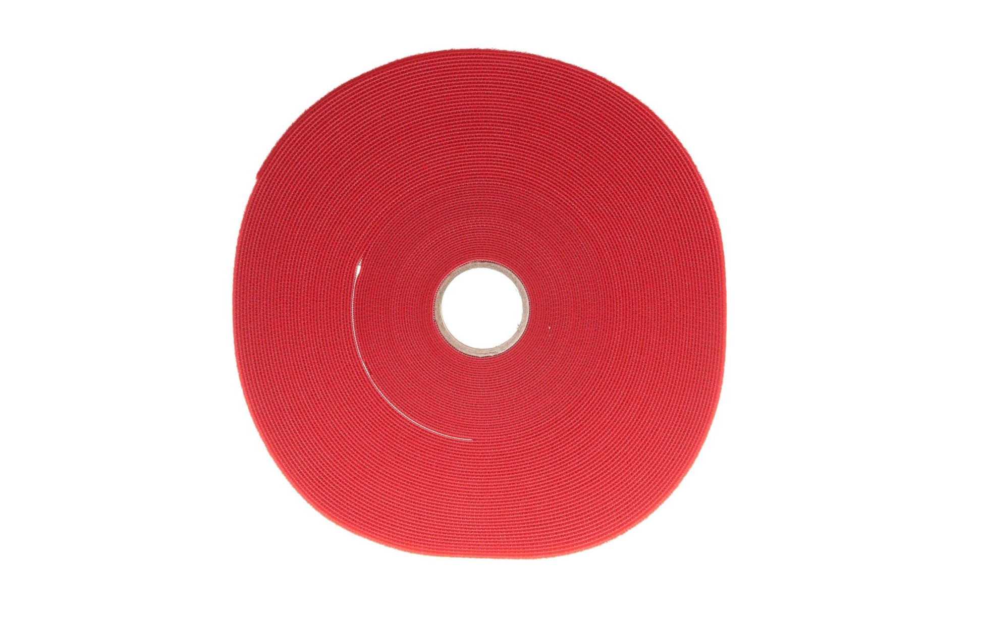 FASTECH Gummibänder – 10 × 25000 mm, rot, Velour, 1 Stück