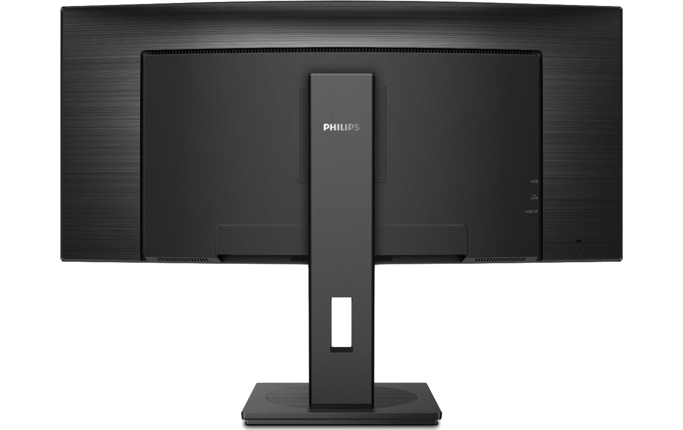 Philips 346B1C/00 – Monitor, 34", VA, 100 Hz, 300 cd/m², KVM, USB-C, Gebogen, VESA 100 × 100, Schwarz