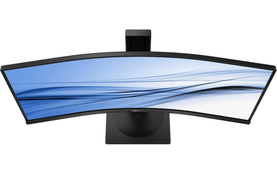 Philips 346B1C/00 – Monitor, 34", VA, 100 Hz, 300 cd/m², KVM, USB-C, Gebogen, VESA 100 × 100, Schwarz