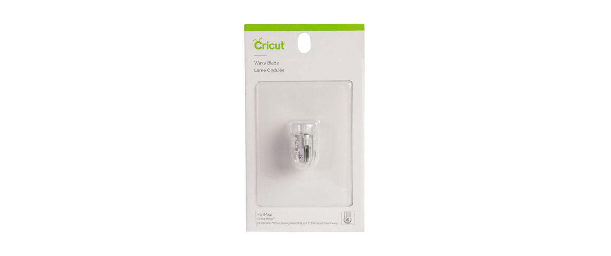 Cricut Ersatzklinge Wellenschnitt 2 mm, Silber – für Maker