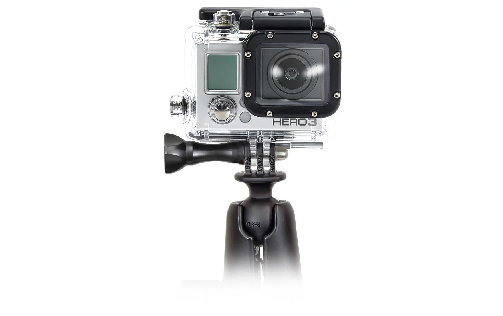 RAM Mounts RAP-B-202U-GOP1 Top-Halterung – für GoPro Hero, GoPro Session, Garmin Virb und andere – Schwarz