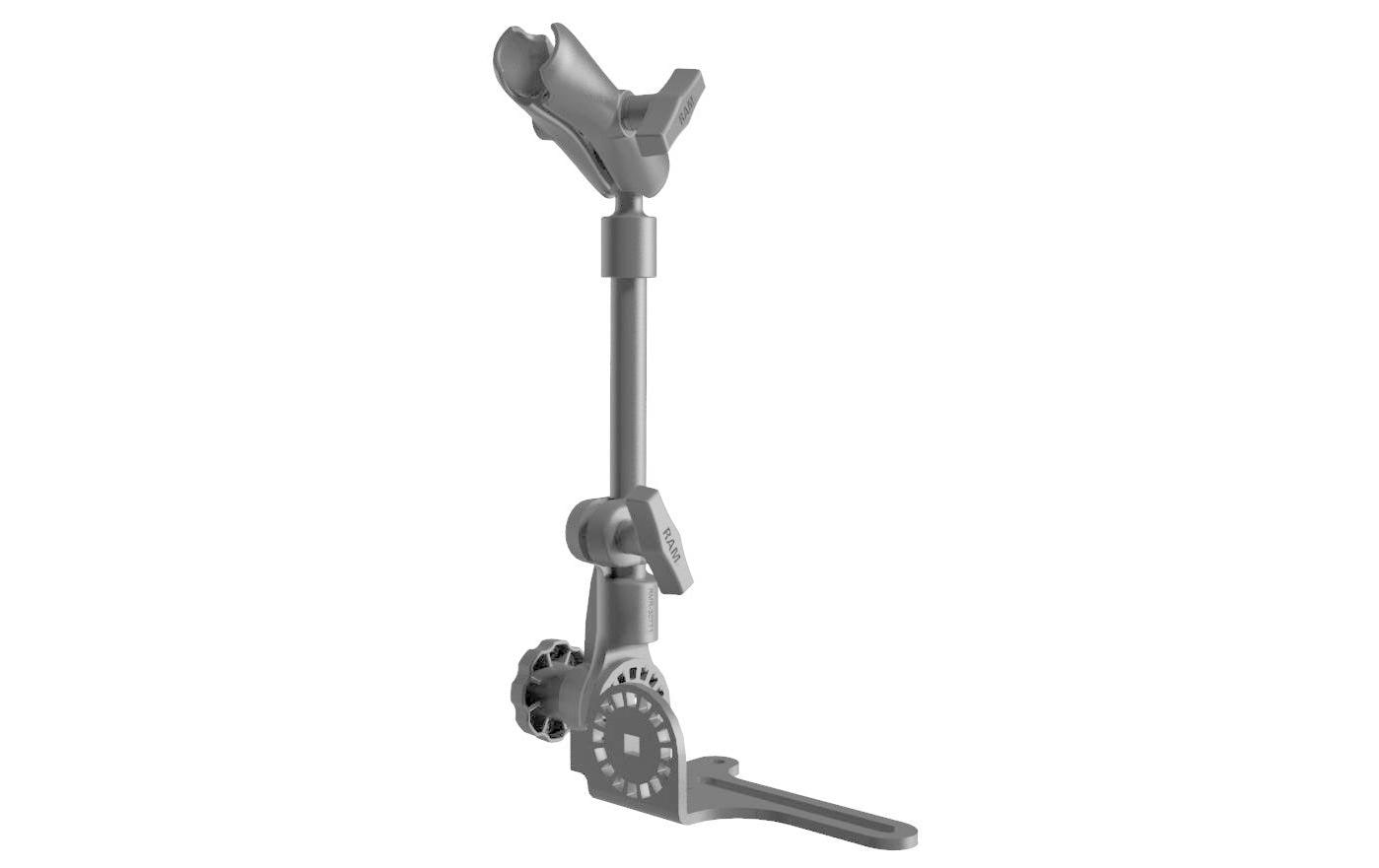RAM Mounts RAM-316-HD-NBU – Montage-Basis, Aluminium, 1,5" Kugel, für Sitzschiene, Schwarz