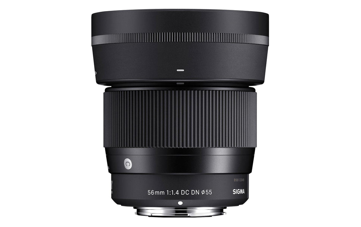 Sigma 56 mm f/1.4 Objektiv – APS-C, 55 mm Filter – für Canon EF-M – Schwarz