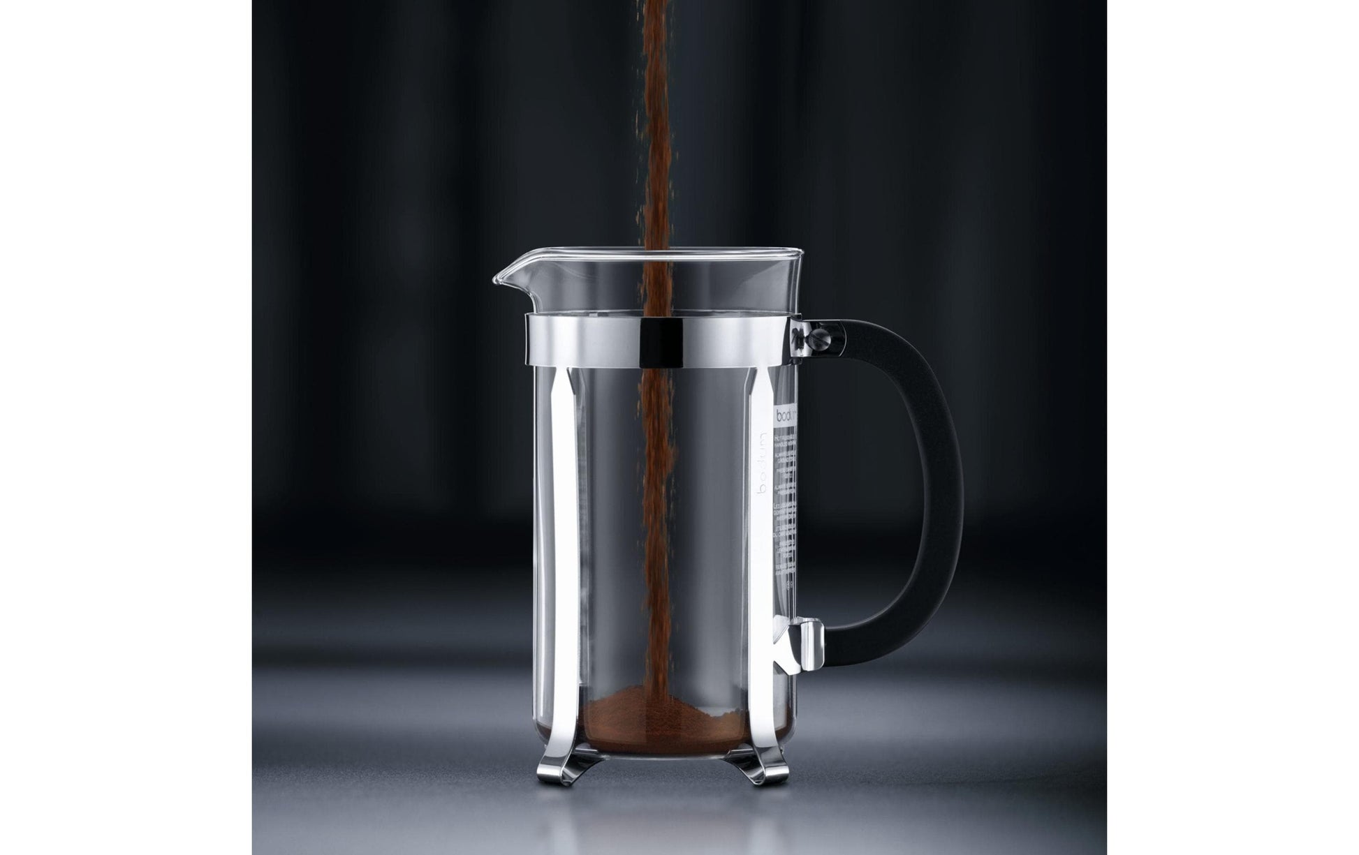 Bodum Chambord French Press / Kaffeebereiter – 1 l, 8 Tassen, Borosilikatglas/Edelstahl