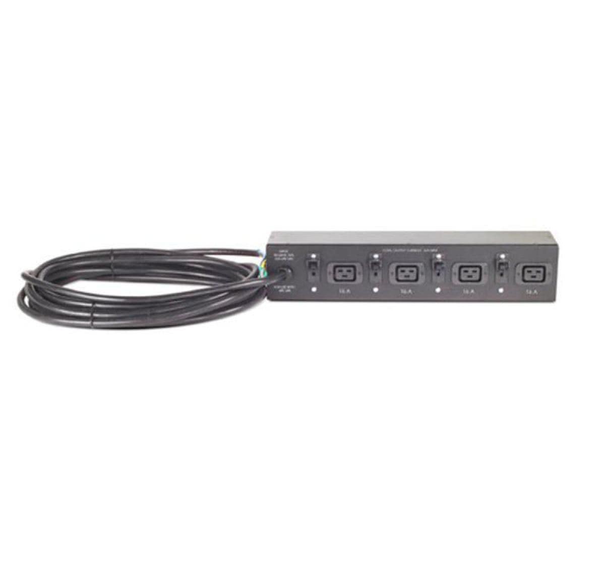 APC Rack-PDU – Standard, Horizontal, Rack 2U, 230 V, 4×C19, Hartverdrahtet 3-adrig, 8,53 m