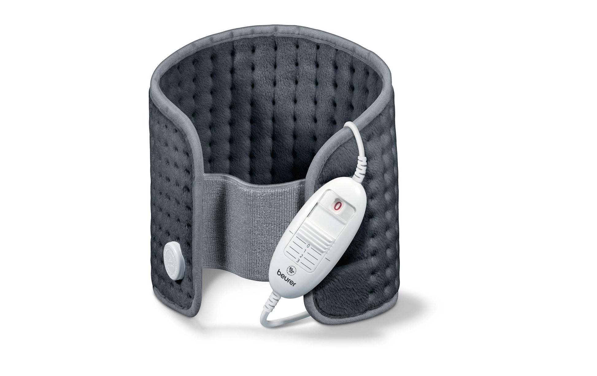 Beurer Heizkissen HK49 – Bauch & Rücken – 69 × 28 cm – 100 W, 3 Stufen, Netzbetrieb, Grau