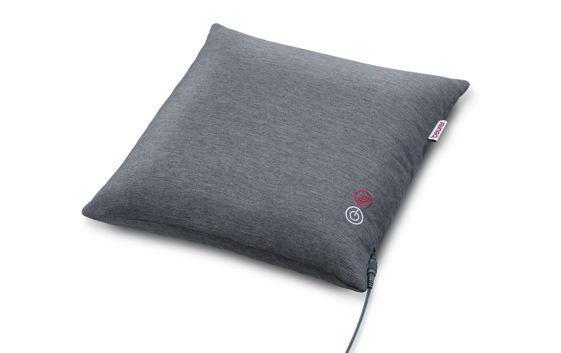 Beurer Massagekissen – grau, 400 × 100 × 400 mm (B×H×T), 1800 g, Shiatsu, mit Wärmefunktion, für Nacken
