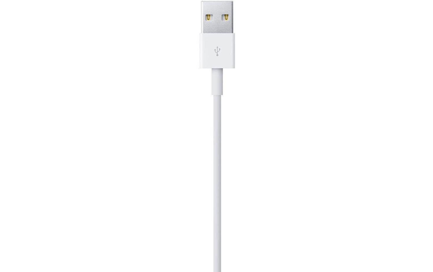 Apple USB-A auf Lightning Kabel, 0,50 m, Weiss, MFi-zertifiziert