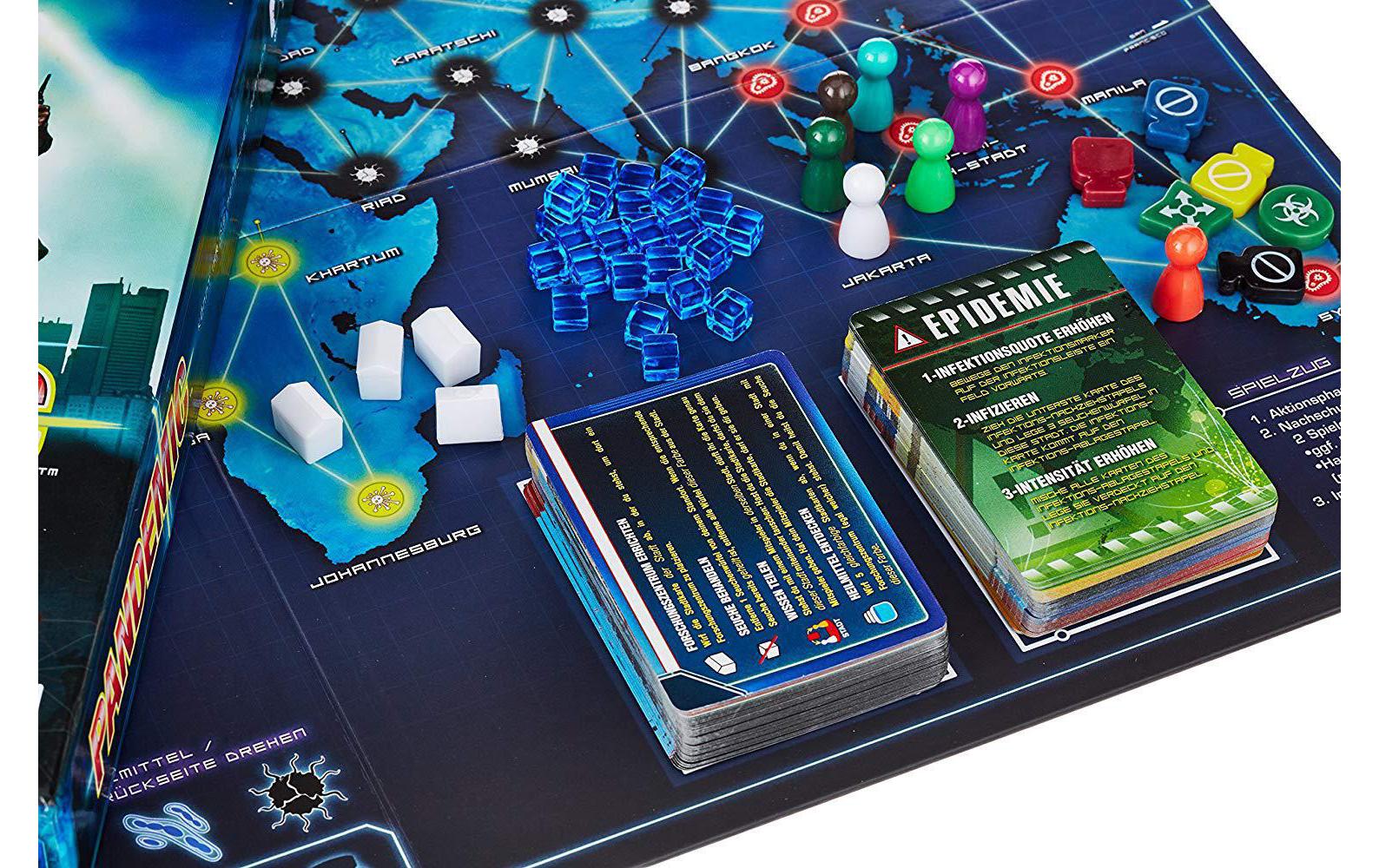 Z-Man Games Pandemie Reisespiel – Strategiespiel, 2–4 Spieler, ab 12 J., 45 min, DE
