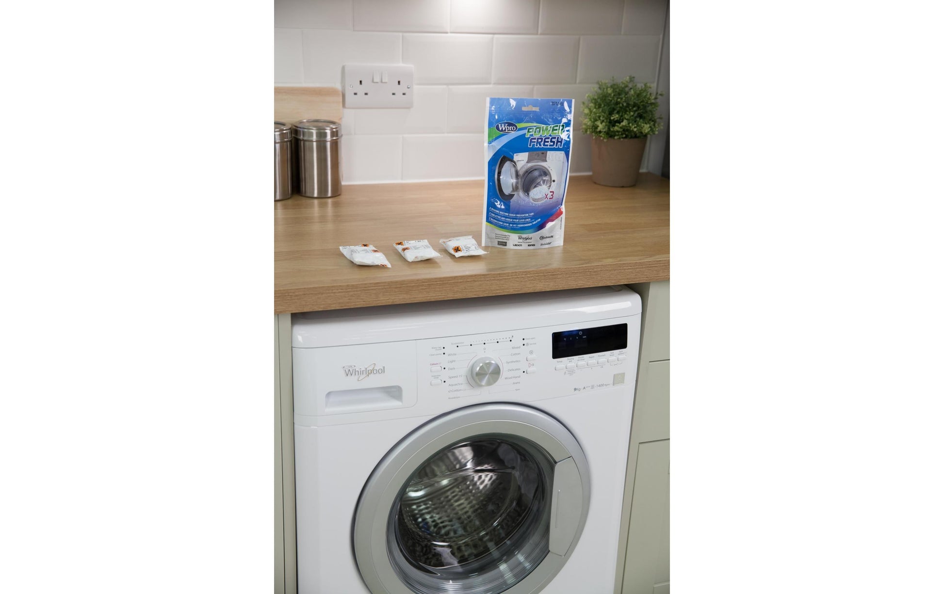 Wpro Powerfresh AFR301 Waschmaschinenreiniger – für Waschmaschine – 3 Tabs