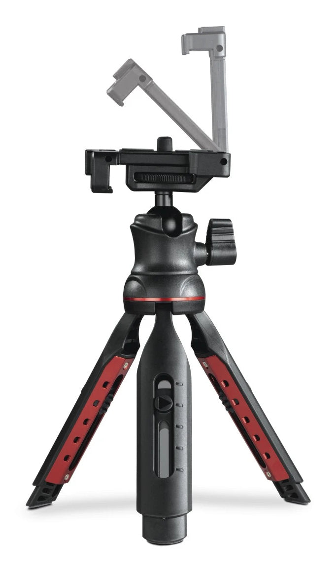 Hama Solid 80 Ball Mini-Stativ – bis 80 cm, 1 kg Traglast – Kugelkopf, Bluetooth 5,3 – Schwarz