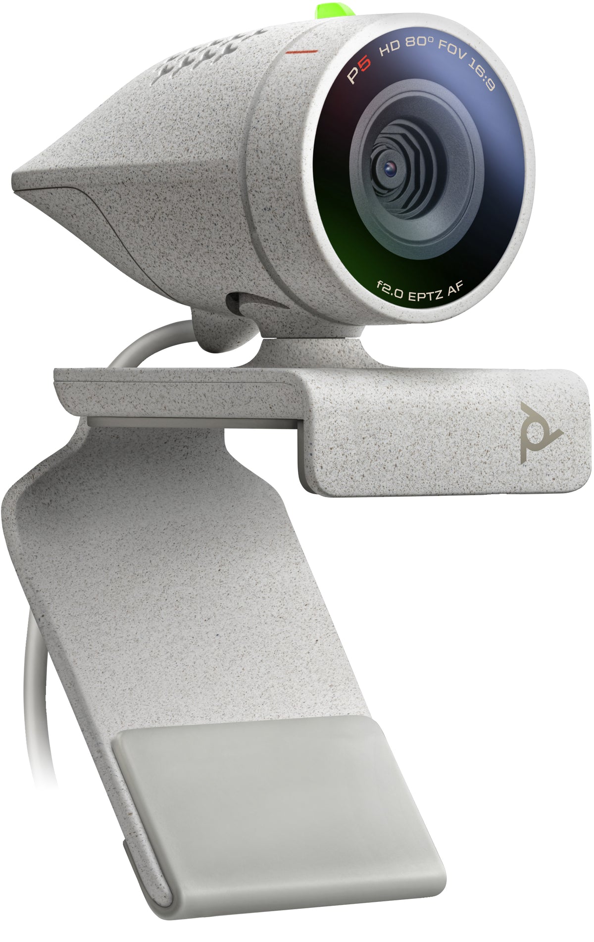 HP Poly Studio P5 Webcam – Full HD 1080p, 30 fps, Autofokus, USB-A – Silber