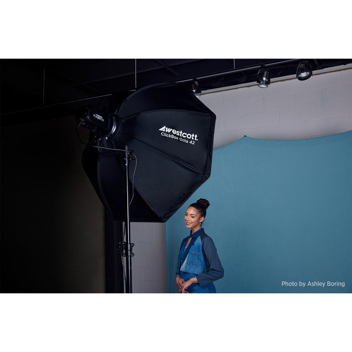 Westcott ClickBox Octa 42 Softbox – 42" (1067 × 464 mm) – Nylon, Schwarz