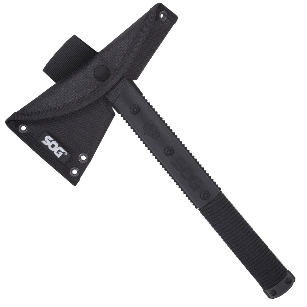 SOG SK1001-CP Axt Survival – Klingenlänge 76 mm, Länge 307 mm, inkl. Tragetasche