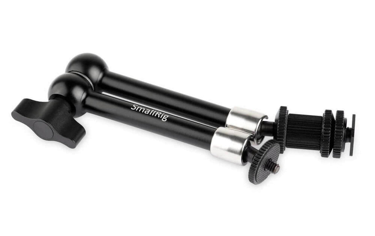 SmallRig 1498B Montagearm – bis 2,8 kg, 1/4" Anschluss, 103 × 40 × 182 mm – für universell – Schwarz/Silber