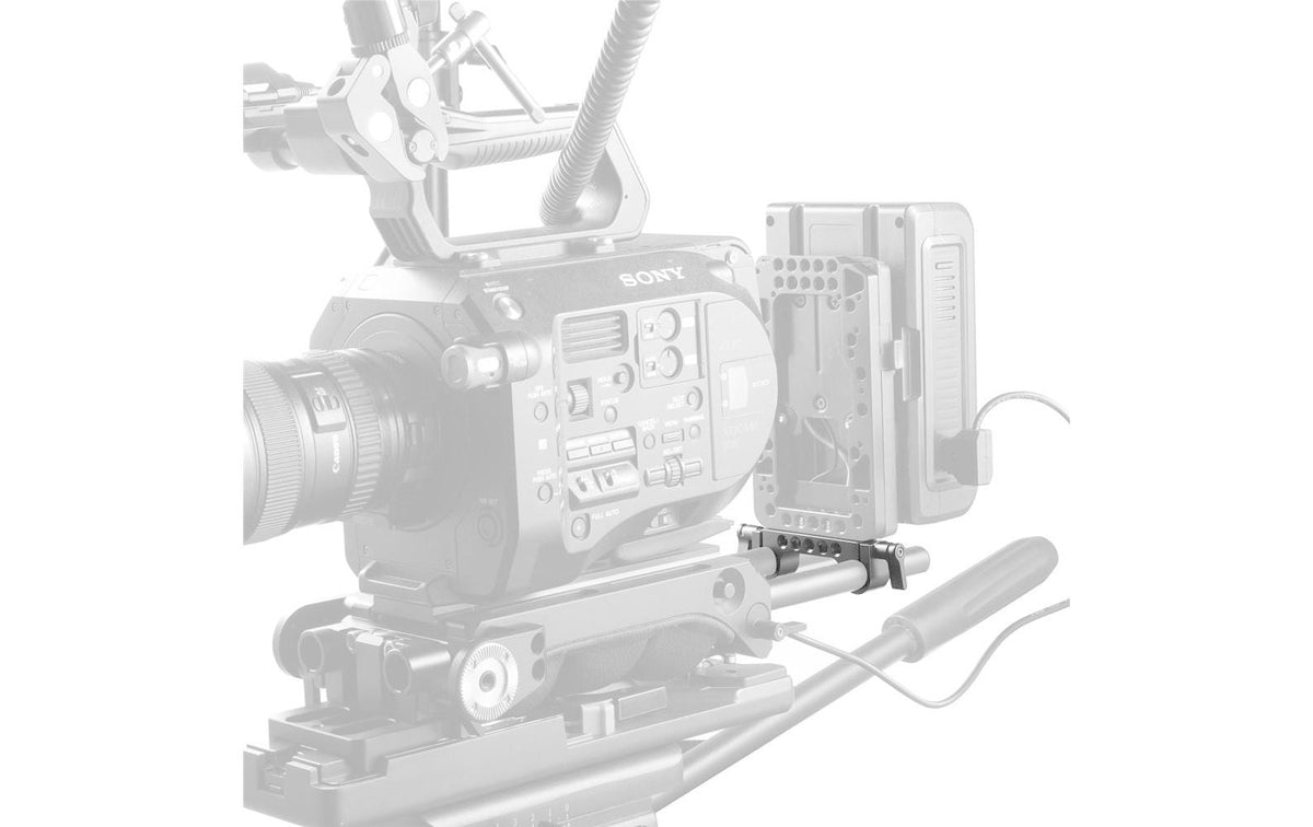 SmallRig RailBlock 3 15 mm Adapter – für RED-Kameras, 15 mm Rigs, DSLR-Cages – Schwarz