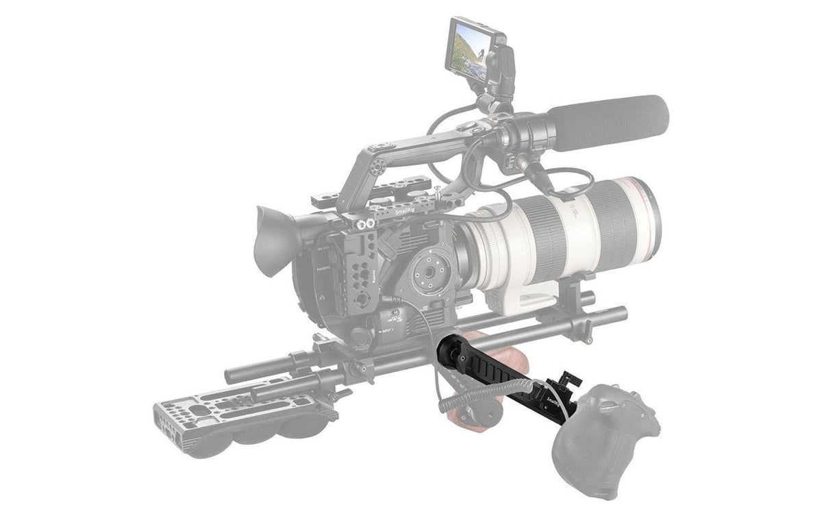SmallRig 1870 Erweiterungsarm – 203 × 50 × 35 mm, Aluminium – für Geräte mit ARRI-Rosette – Schwarz/Silber