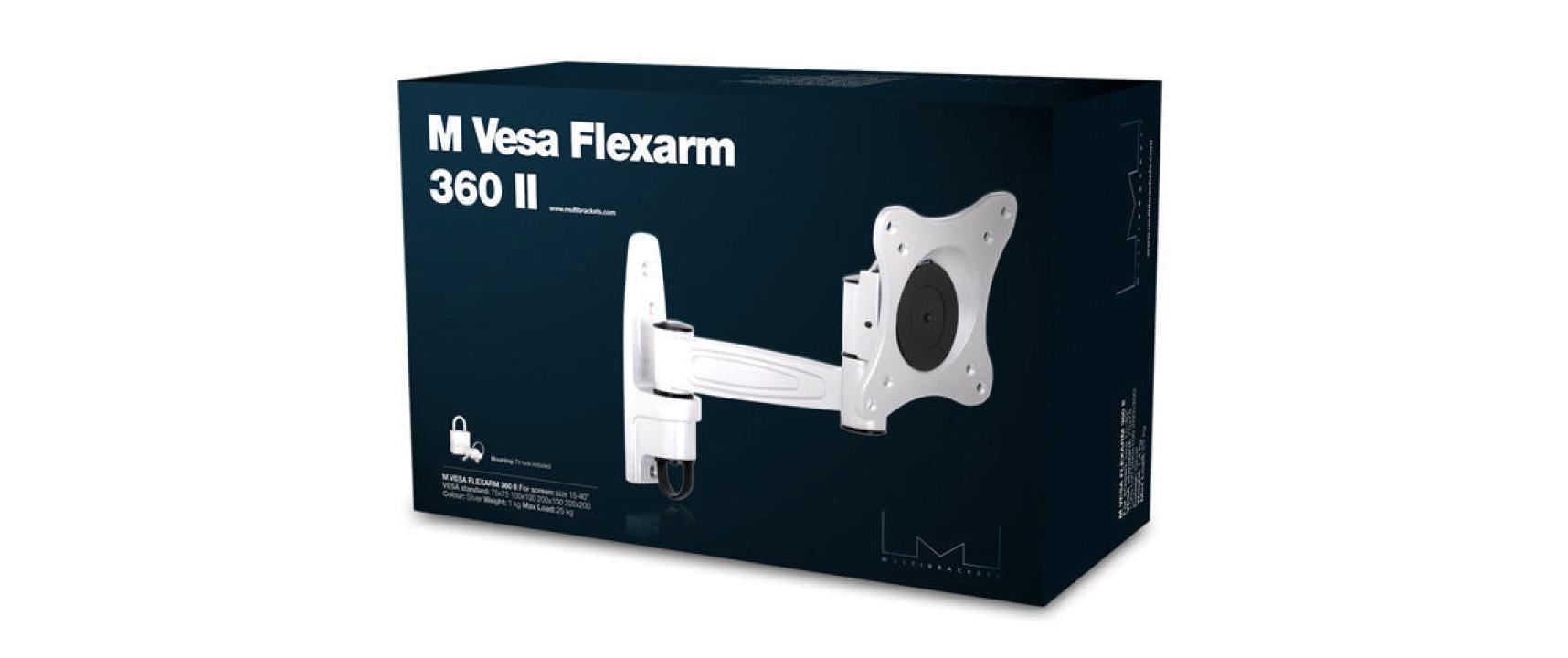 Multibrackets Wandhalterung, schwenkbar, drehbar, für 15–32", VESA 75×75–200×200, bis 15 kg