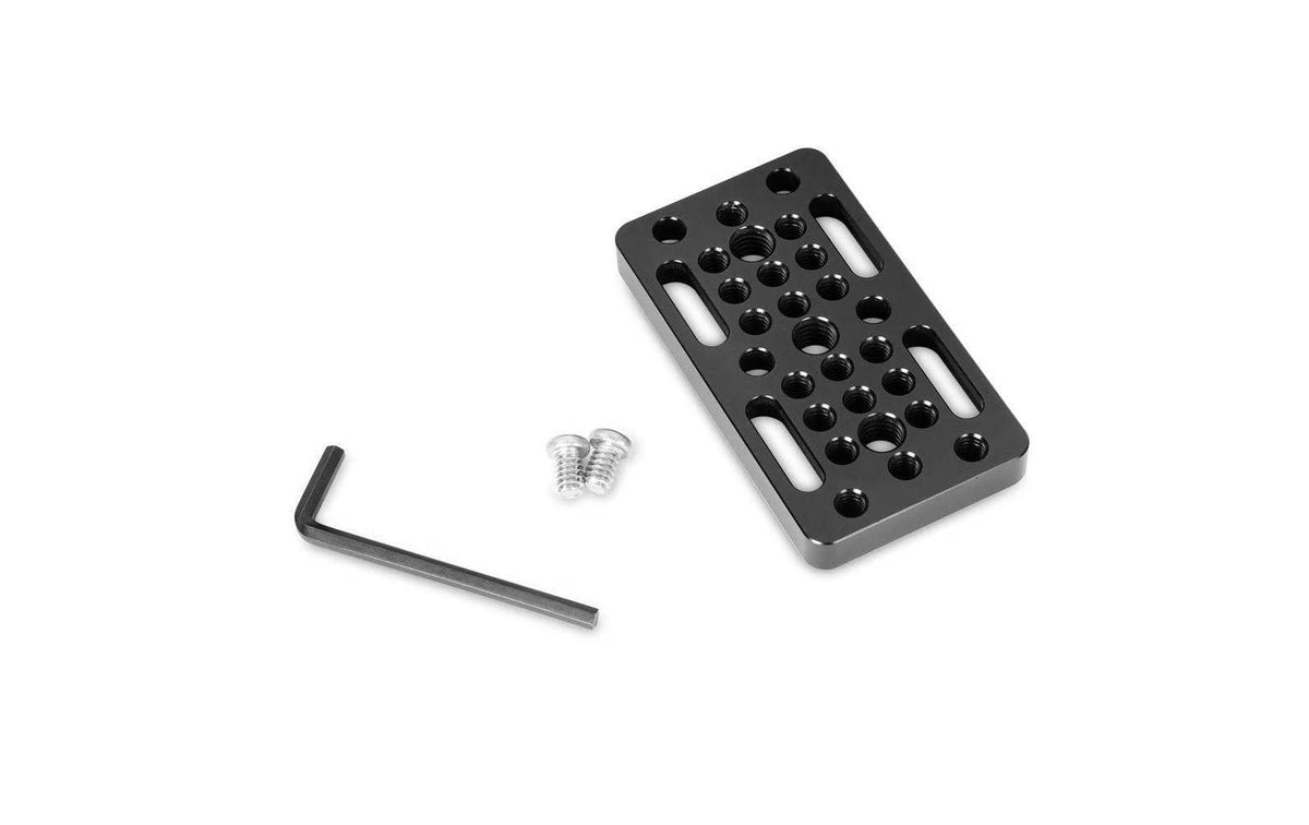 SmallRig Easy Plate 1598 Teller – Aluminium, 98×110×33 mm – 1/4", 3/8" Gewinde – für universelle Montage