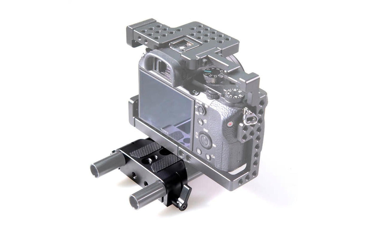 SmallRig Multipurpose U-Base 1674 Adapter – 103 × 42 × 20 mm – für Sony FS7, Sony A7 Serie, Canon C100 und andere