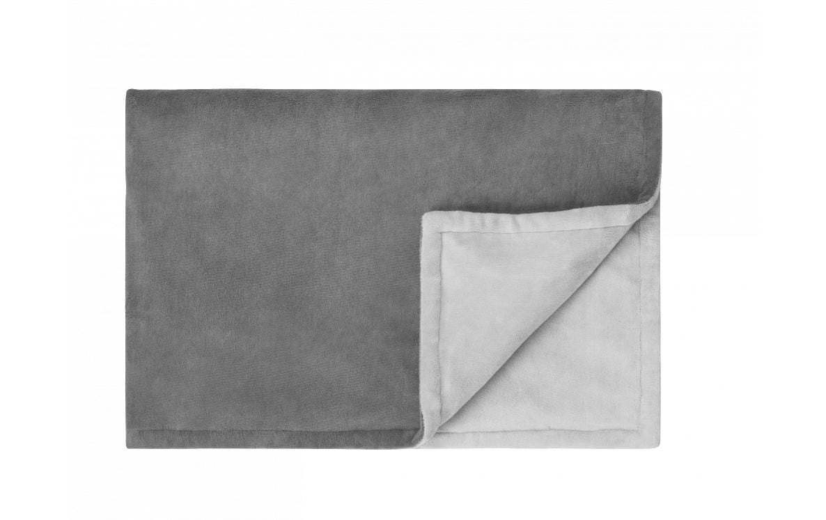 Medisana Wärmedecke HB675 – 4 Stufen, 3 h Abschalt-Timer – 150 × 200 cm – Mikrofaser, Grau