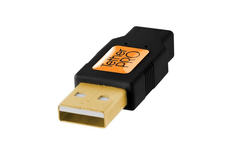 Tether Tools USB-Kabel, USB-A zu Mini-USB, 4,6 m, USB 2.0