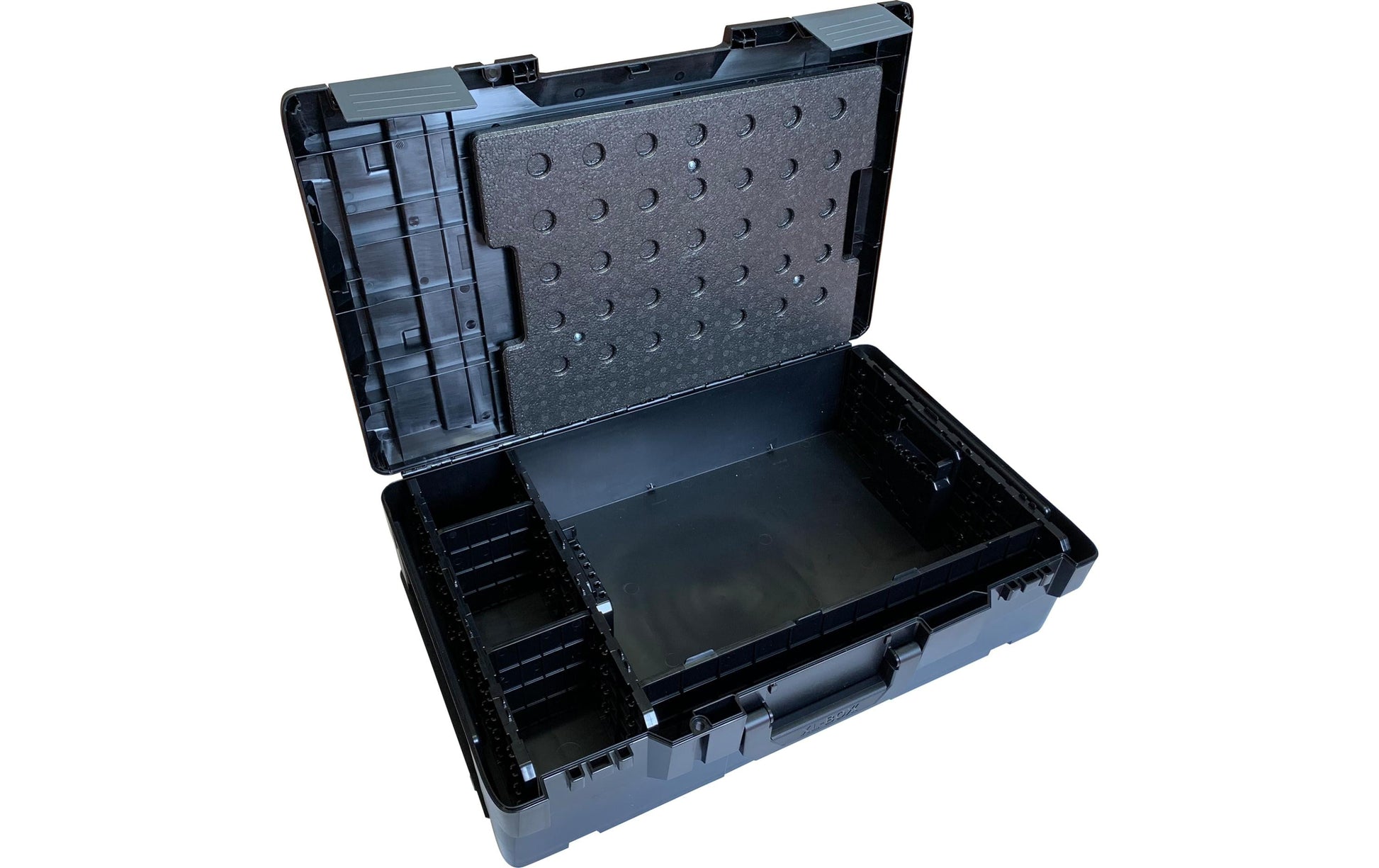 L-BOXX Trennwand – schwarz, B 200 × H 100 × T 440 mm, für XL-Boxx