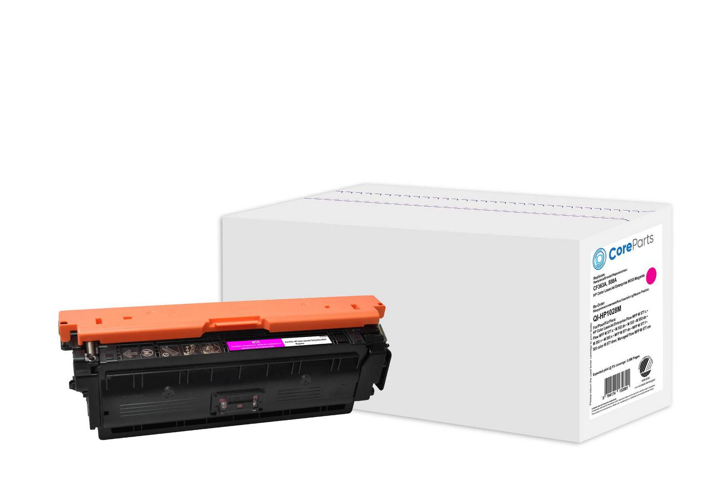 CoreParts CF363A Magenta Toner – Kompatibel – 5'000 Seiten – für HP M577c/M577z/M552dn