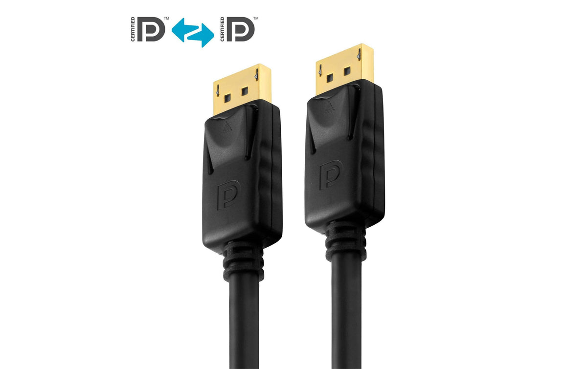 PureLink DisplayPort-DisplayPort-Kabel – 30 m, rund, geschirmt, AWG 24, Kupfer, schwarz
