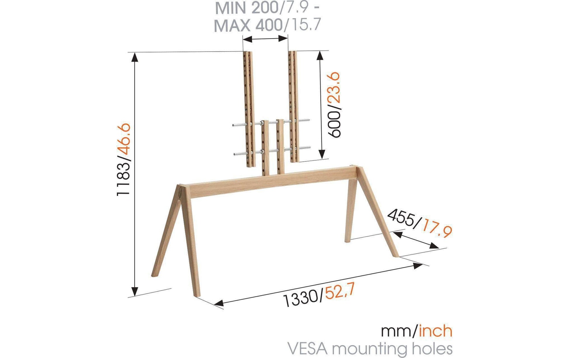 Vogel's Vogels NEXT OP2 – Displayständer, fix, bis 77", VESA 400×200, bis 50 kg