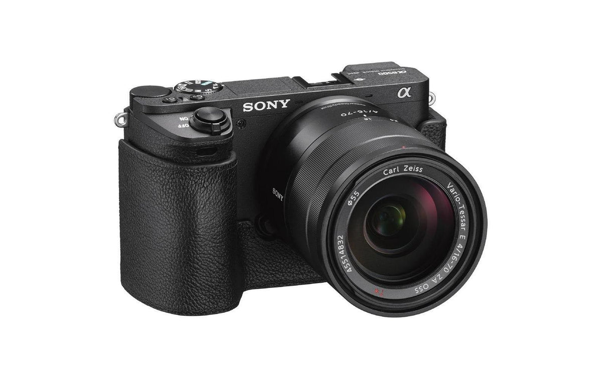 Sony LCSEBEB Kameratasche – Lederimitat – für Sony ILCE-6000, ILCE-6100, ILCE-6300 und andere – Schwarz