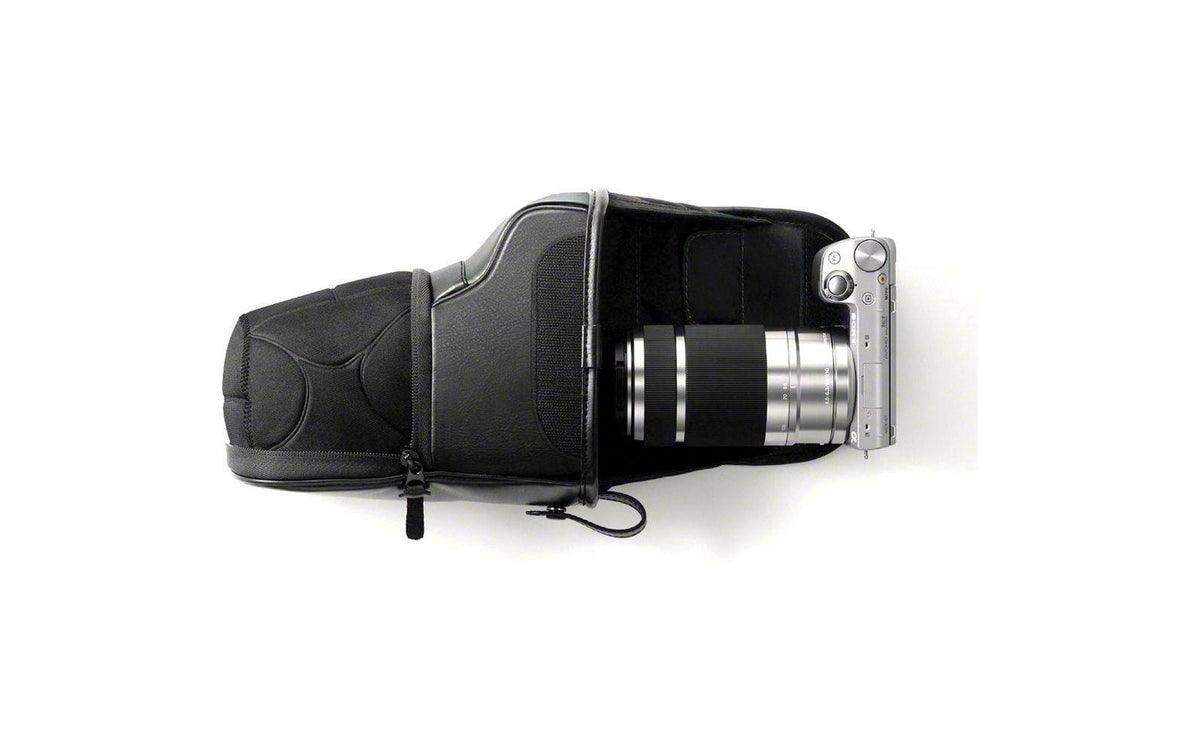 Sony LCS-EMJ Kameratasche – Polyurethan (PU) – für Sony NEX-Kameras – Schwarz