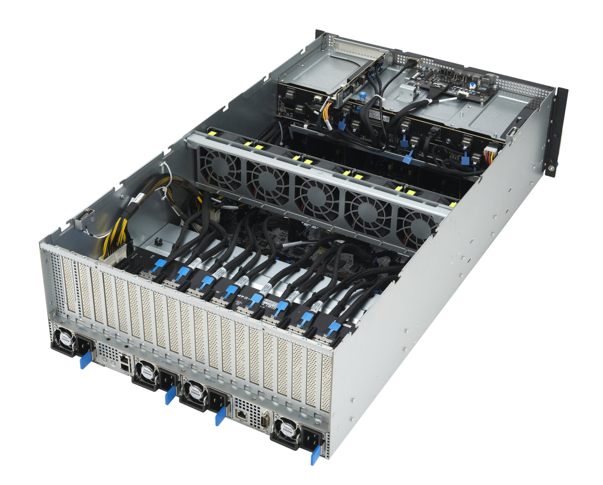 ASUS ESC8000-E11 Rack (4U) – Intel Xeon Scalable, max. 6 TB RAM, 9 Laufwerke (HDD & SSD)