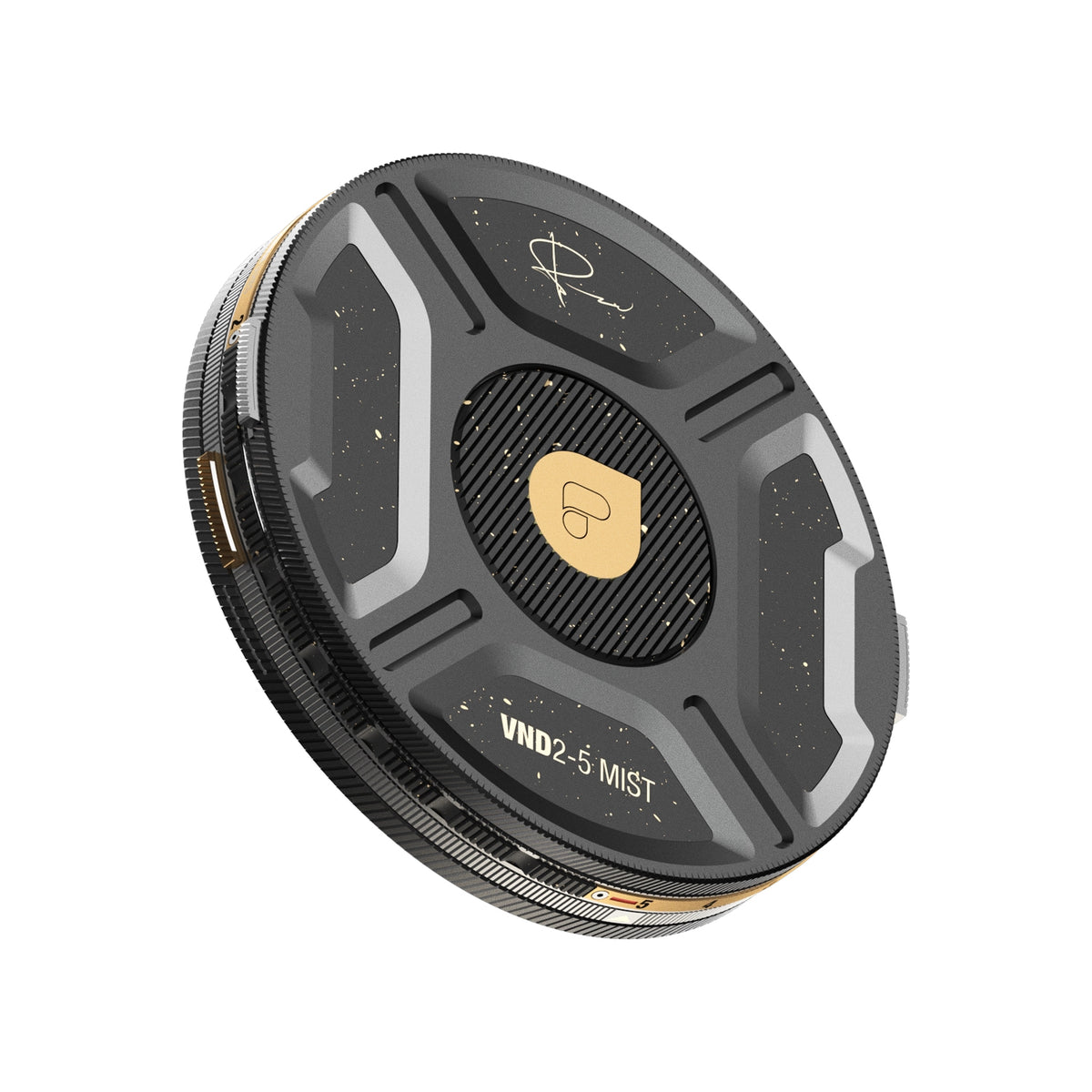 PolarPro Helix 2/5-Stop VND Nebel-Filter – Messing – Schwarz