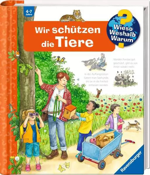Ravensburger Buch – WWW: Wir schützen die Tiere, Spiralbindung, 16 Seiten, 4–7 Jahre