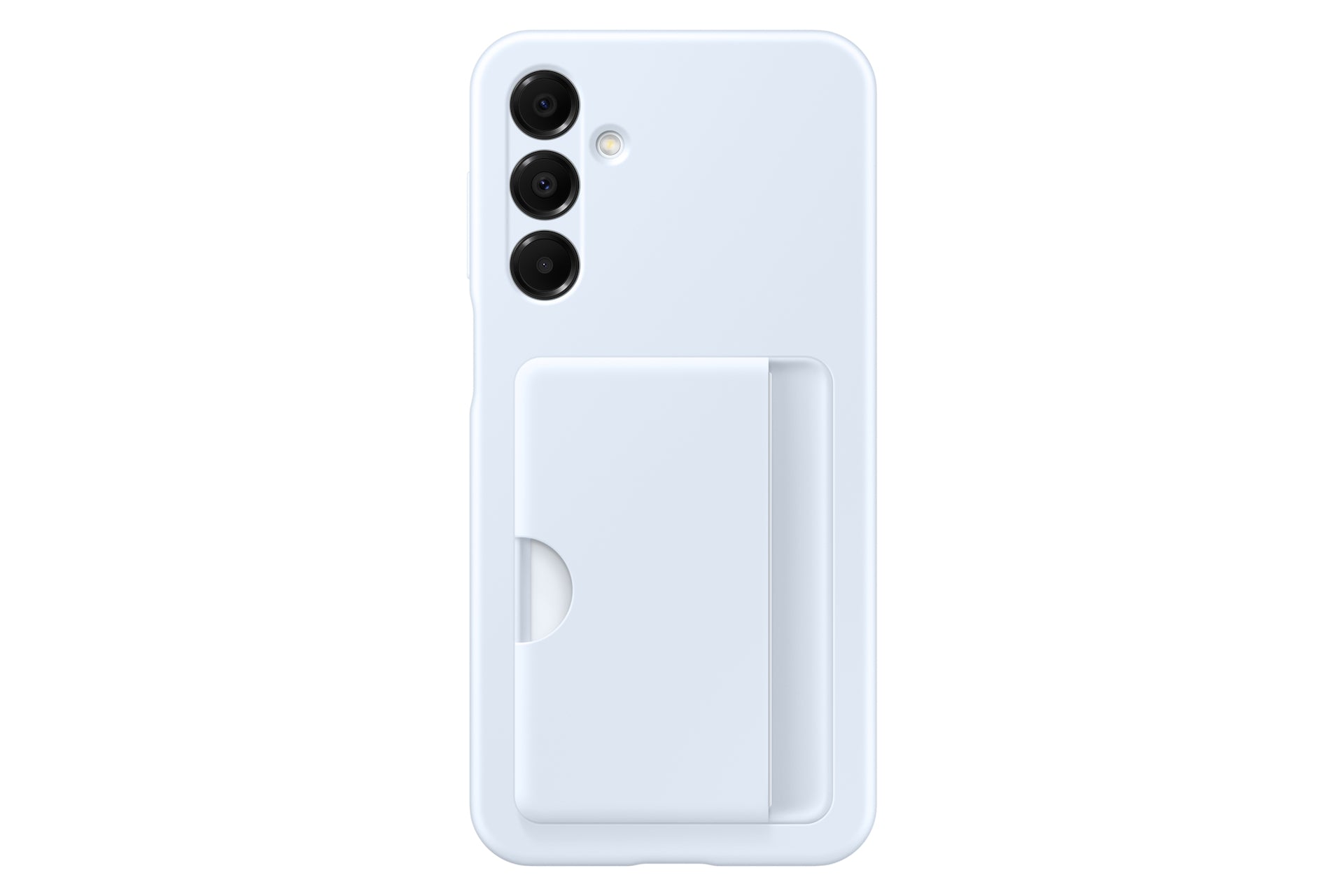 Samsung Backcover – für Samsung Galaxy A16 5G, mit Kartenfach, Kunststoff, Hellblau