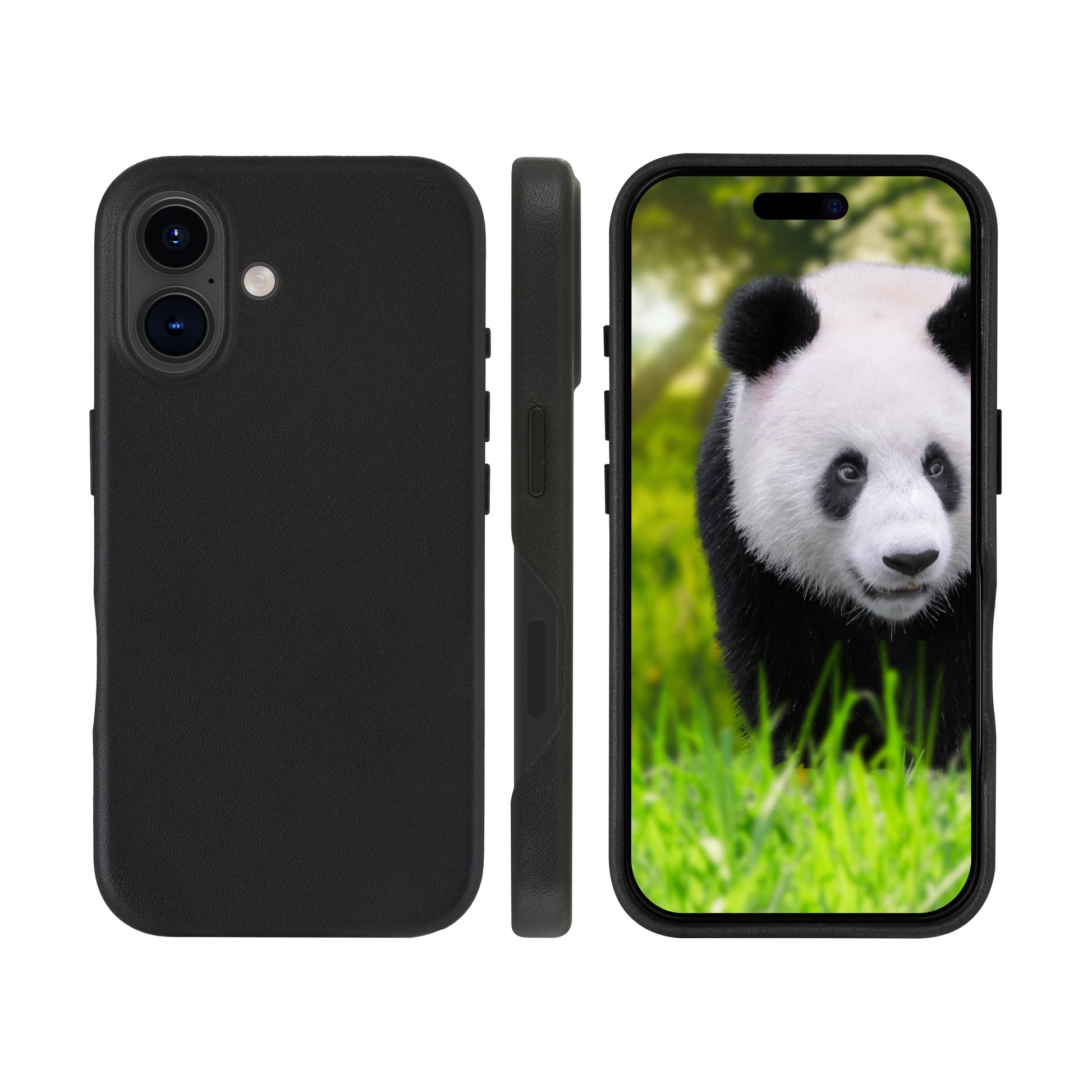 dbramante1928 Roskilde Backcover – für Apple iPhone 16, MagSafe, Leder, Schwarz