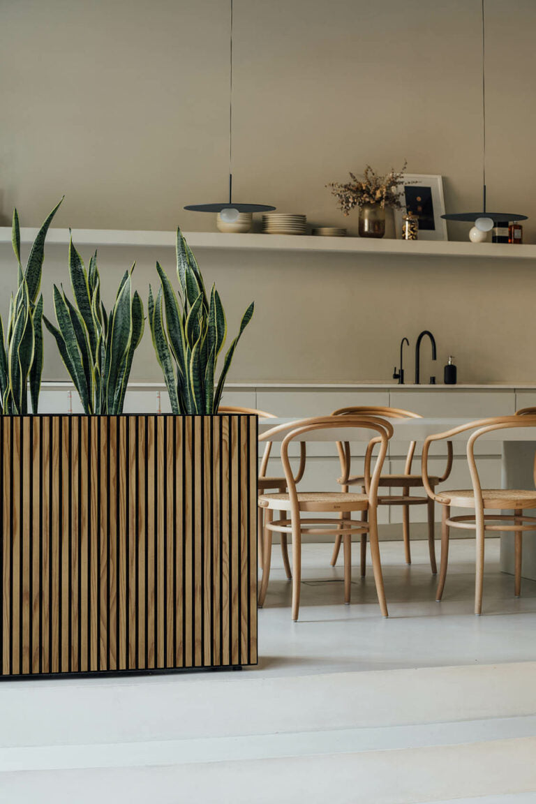 Herstera Pflanzkübel – 120 × 80 × 40 cm – Stahl (verzinkt), schwarz