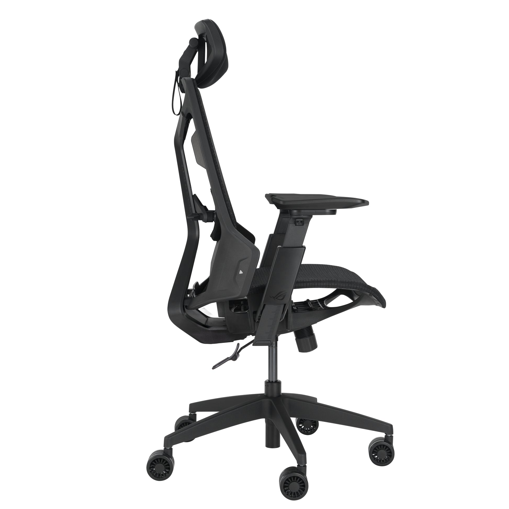 ASUS ROG Destrier Core Gaming-Stuhl – Kunstleder – Schwarz, 3D-Armlehnen, mit Kopfstütze, bis 150 kg
