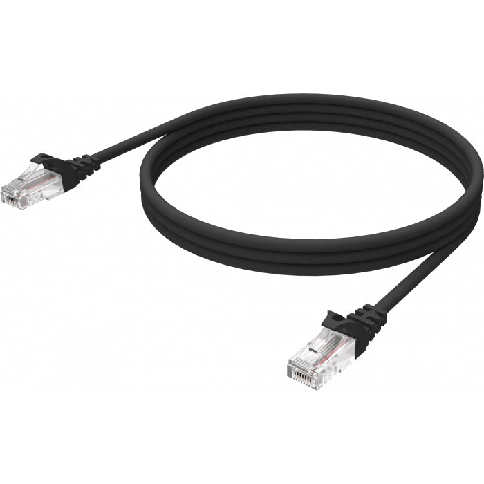 Vision TC 1MCAT6A/BL Patchkabel – Cat6a U/UTP, 1 m, Schwarz, RJ‑45