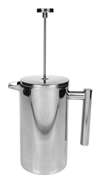 Furber. Furber French Press / Kaffeebereiter – 0,4 l, 3 Tassen, Edelstahl, 14 × 16,5 × 7,5 cm