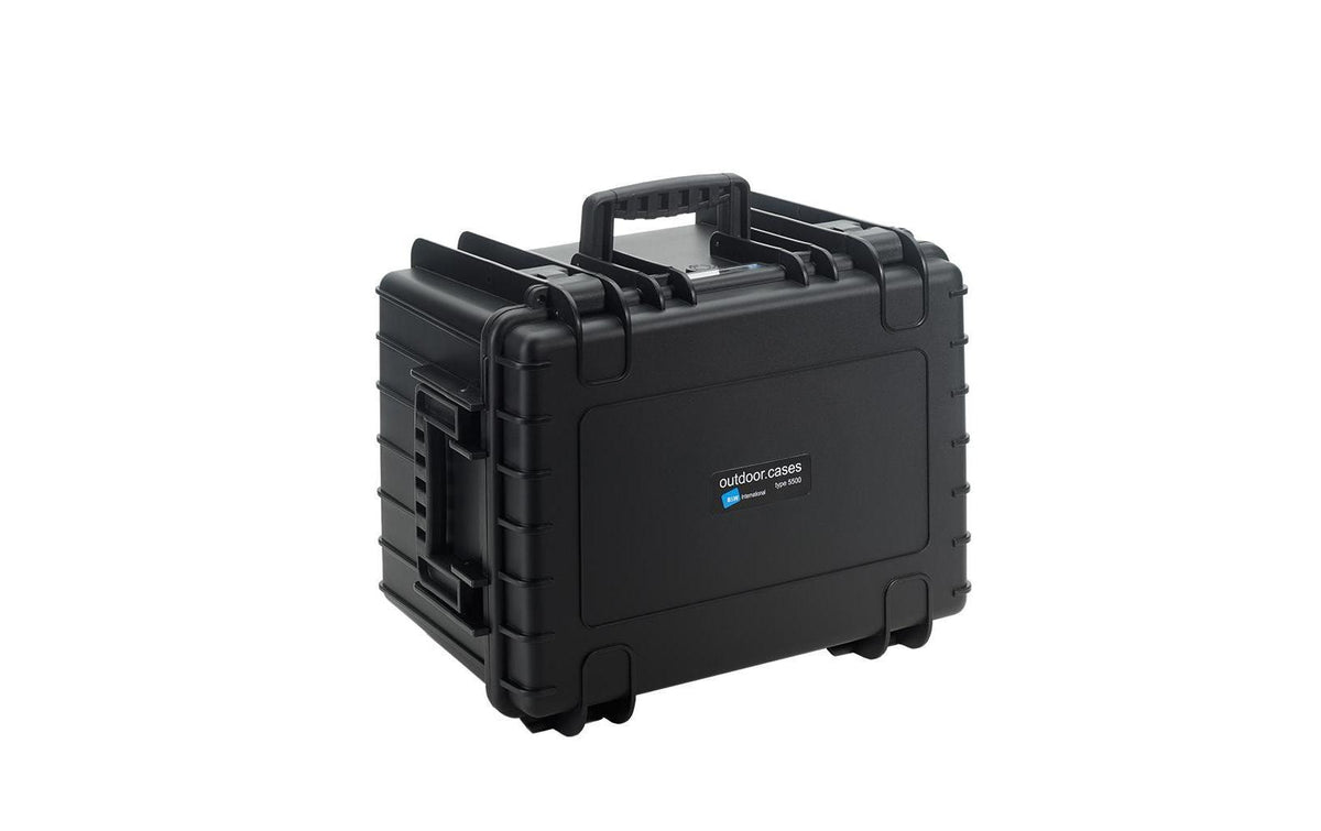 B&W Cases B&W Aufbewahrungsbox Typ 5500, 365 × 495 × 315 mm, Kunststoff (PP), Schwarz, IP67