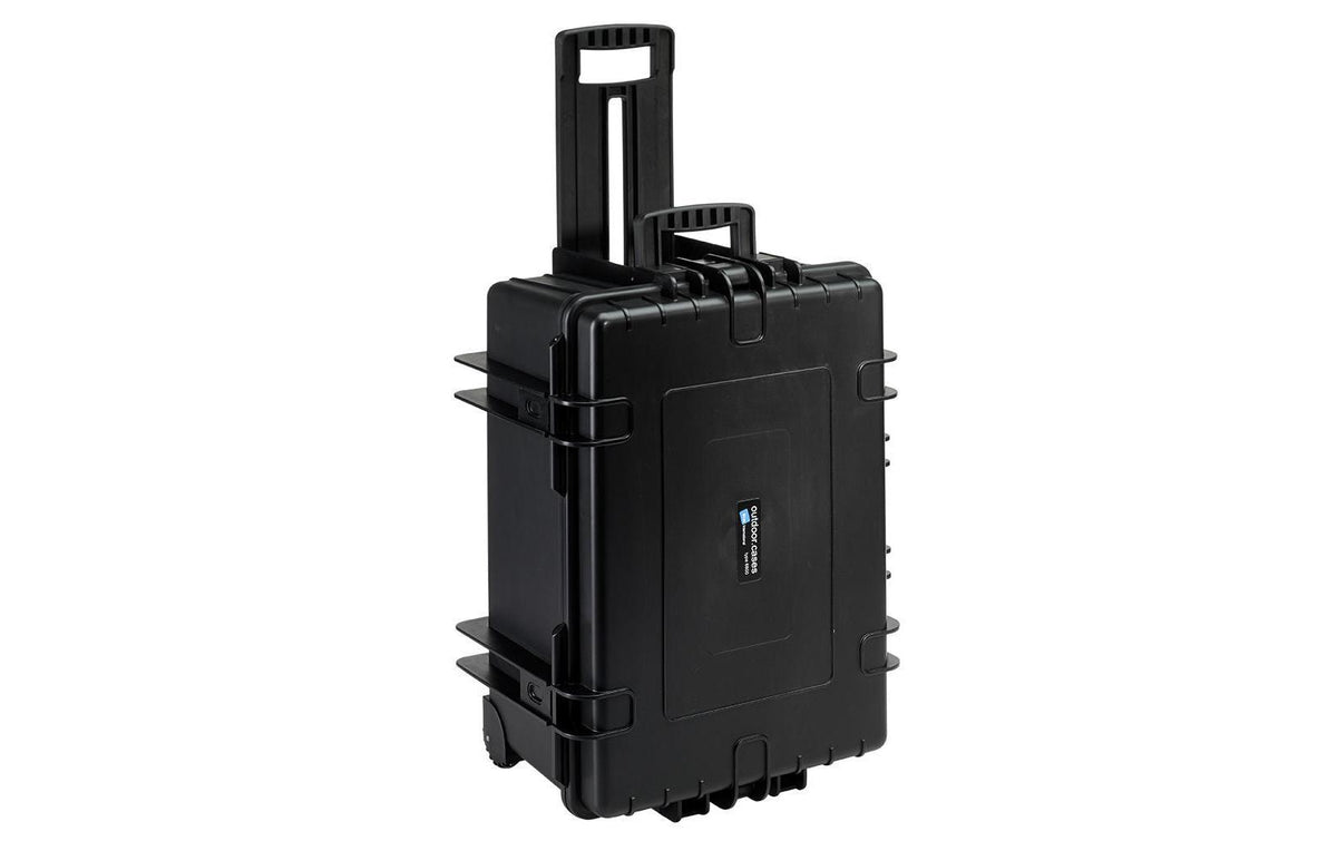 B&W Cases B&W – Outdoor-Koffer Typ 6800, Kunststoff (PP), Schwarz, staubgeschützt