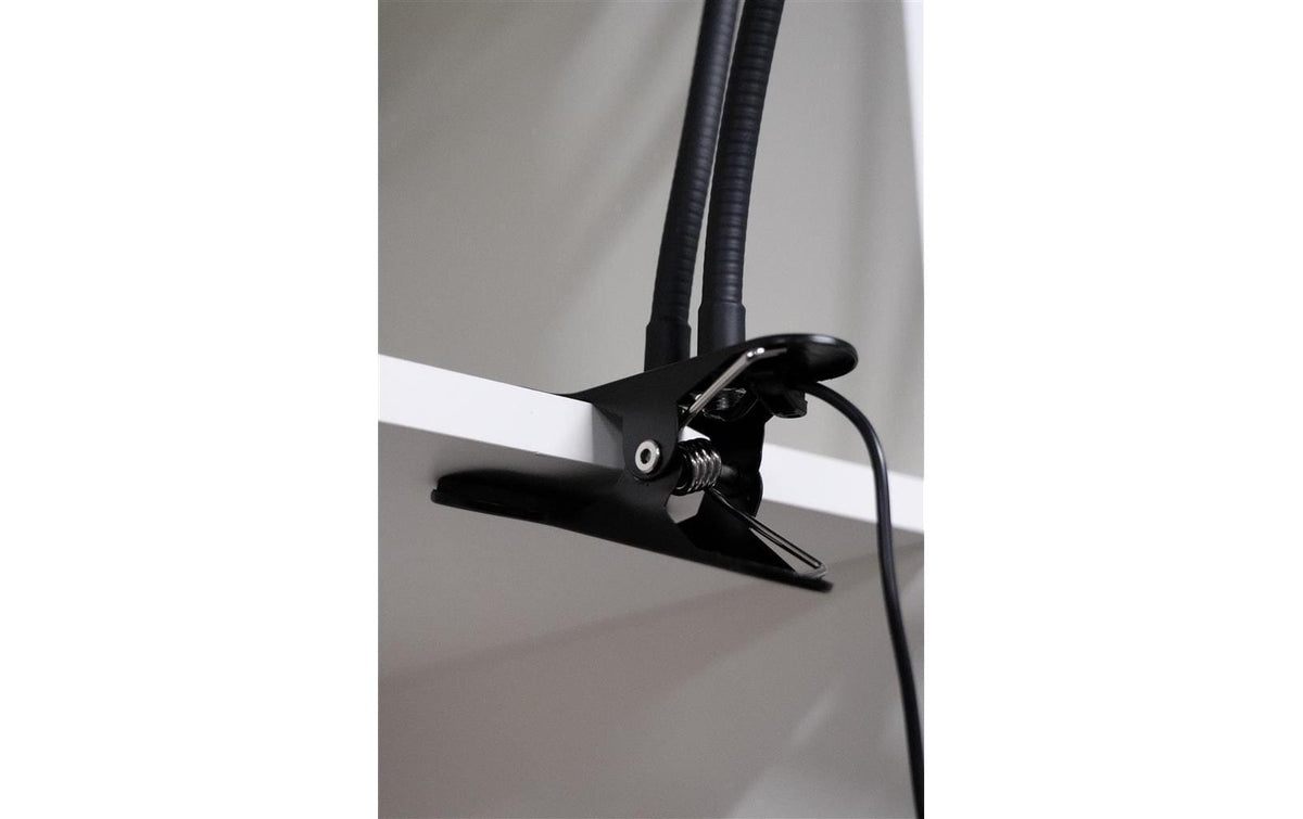 Dörr NP-550 LED-Ringleuchte – 3200–5600 K, dimmbar – 280 lx – Akku – für FLP 56 Blitz, LED-Kopf – Schwarz